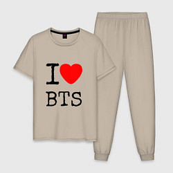 Мужская пижама I love BTS