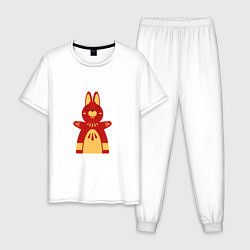 Мужская пижама Red bunny