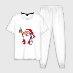 Мужская пижама Санта весельчак