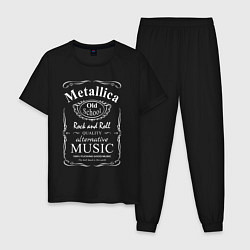 Мужская пижама Metallica в стиле Jack Daniels