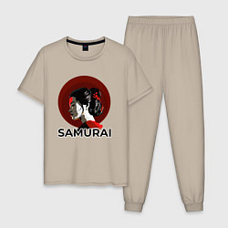 Мужская пижама Гейша - самураи