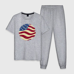 Мужская пижама Flag USA