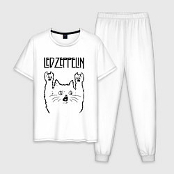 Мужская пижама Led Zeppelin - rock cat