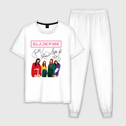 Мужская пижама Blackpink Lisa Jisoo Jennie Rose