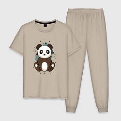 Мужская пижама Странная панда