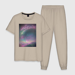 Мужская пижама Космическое пространство 2