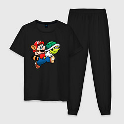 Мужская пижама Марио несёт черепашку