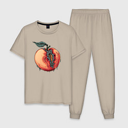 Мужская пижама Ядовитый персик