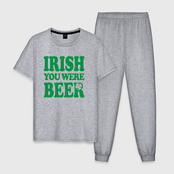 Мужская пижама Irish you were beer