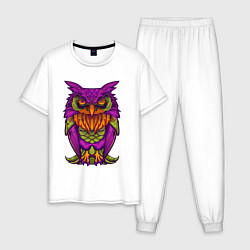 Мужская пижама Purple owl