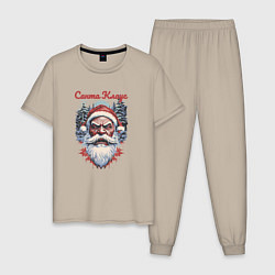 Мужская пижама Безумный Санта