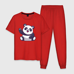 Мужская пижама Привет от панды