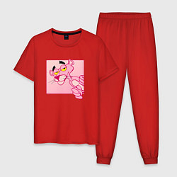 Мужская пижама Розовая пантера из мультфильма