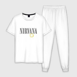 Мужская пижама Nirvana logo smile