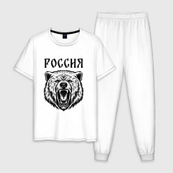 Мужская пижама Медведь Россия