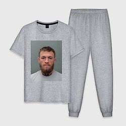 Пижама хлопковая мужская Conor McGregor magshot, цвет: меланж