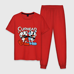 Мужская пижама Cuphead and Mugman