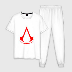 Мужская пижама Red logo of assassins