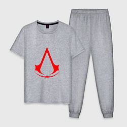 Мужская пижама Red logo of assassins