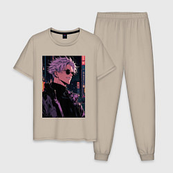 Мужская пижама Магическая битва Сатору Годзё сигма