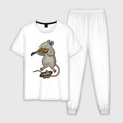 Мужская пижама Мышонок скрипач