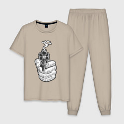 Мужская пижама Дымящийся пистолет