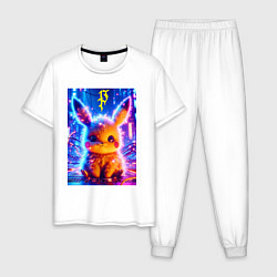 Мужская пижама Пушистый милый Пикачу - нейроарт