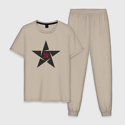 Мужская пижама Black star USSR