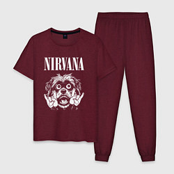 Мужская пижама Nirvana rock dog