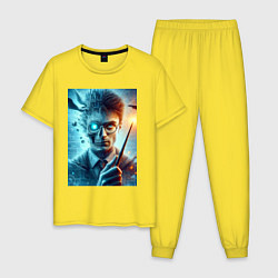 Мужская пижама Harry Potter - wizard with magic stick