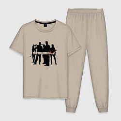 Мужская пижама Ходячие герои фильтр gamma