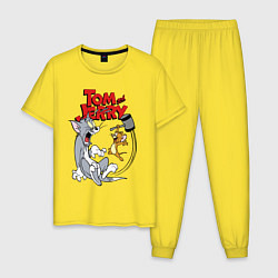 Мужская пижама Том и Джерри - кувалда