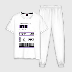 Мужская пижама Bts ticket