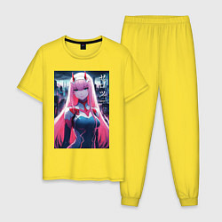 Мужская пижама Darling in the Franxx - zero two - ai art