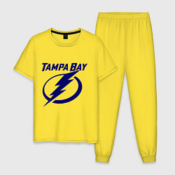 Пижама хлопковая мужская HC Tampa Bay, цвет: желтый