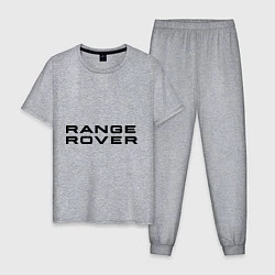 Пижама хлопковая мужская Range Rover, цвет: меланж