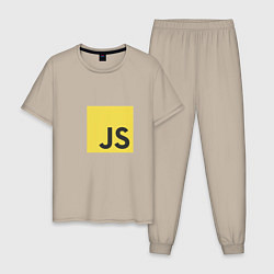 Мужская пижама JS return true; (black)