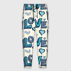 Мужские брюки Love Pattern