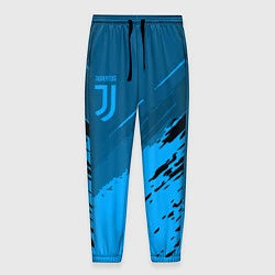 Брюки на резинке мужские FC Juventus: Blue Original, цвет: 3D-принт