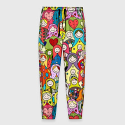 Мужские брюки Весёлые матрешки