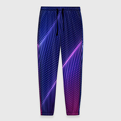 Мужские брюки Фиолетово 3d волны 2020