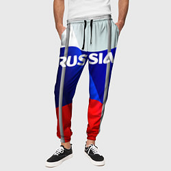 Брюки на резинке мужские Россия цвета 3D-принт — фото 2