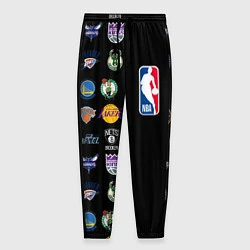 Брюки на резинке мужские NBA Team Logos 2, цвет: 3D-принт