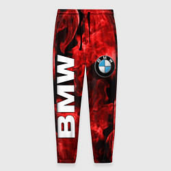 Брюки на резинке мужские BMW FIRE, цвет: 3D-принт