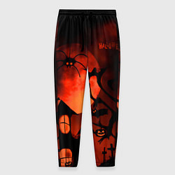 Мужские брюки Красная луна на Хэллоуин