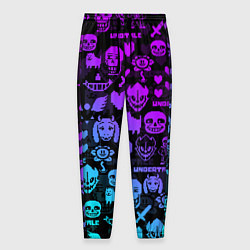 Мужские брюки UNDERTALE NEON PATTERN УЗОР