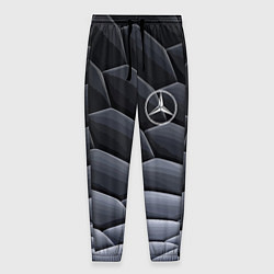 Брюки на резинке мужские Mercedes Benz pattern, цвет: 3D-принт