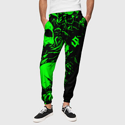 Брюки на резинке мужские Сабатон sabaton черепа, цвет: 3D-принт — фото 2