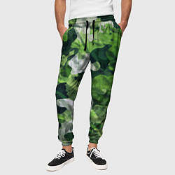 Брюки на резинке мужские Camouflage Pattern Камуфляж Паттерн, цвет: 3D-принт — фото 2