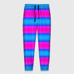 Мужские брюки Striped pattern яркий неоновый полосатый узор